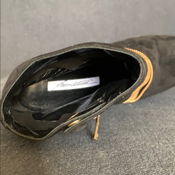 Brian Atwood Suede Wraparound Zipper Booties Boot - Picture 8 of 8